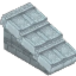 方解石磚屋頂 – 淺坡