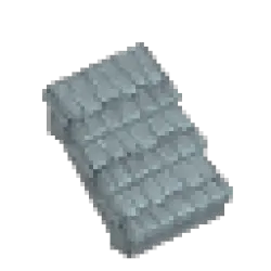 方解石卵石屋頂 – 空心