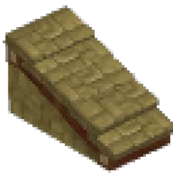 石英岩卵石屋頂 – 淺坡