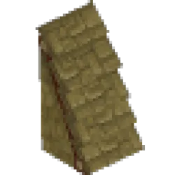 石英岩卵石屋頂 – 陡坡