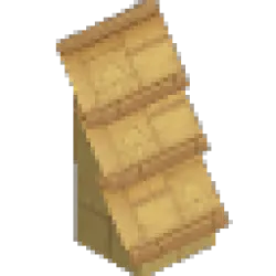 白色砂岩磚屋頂 – 陡坡款